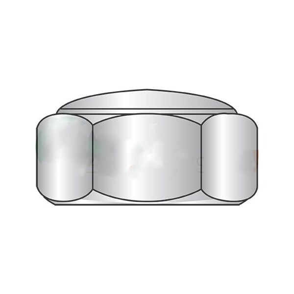 Newport Fasteners Flattened Head Acorn Nut, M6-1.00, Stainless Steel, 9 mm H, 2000 PK 175598 - main